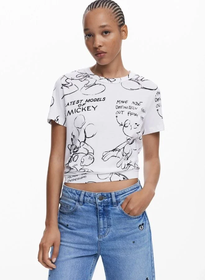 DESIGUAL Mickey™ Sketch T-Shirt